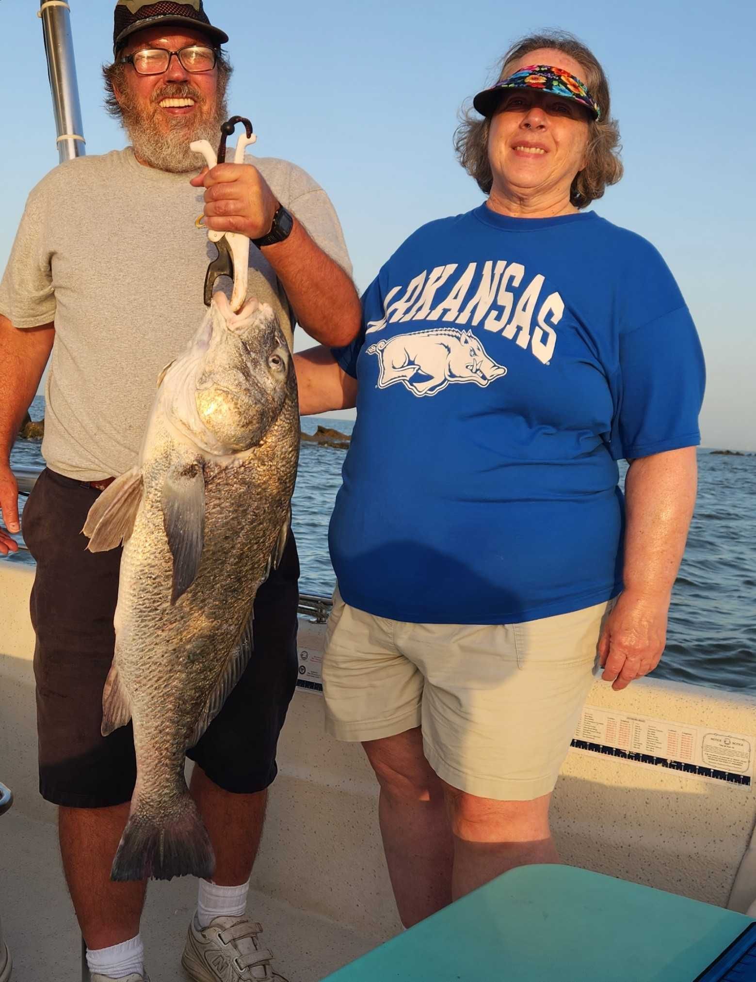 Reds trout sheepshead and black drum. 